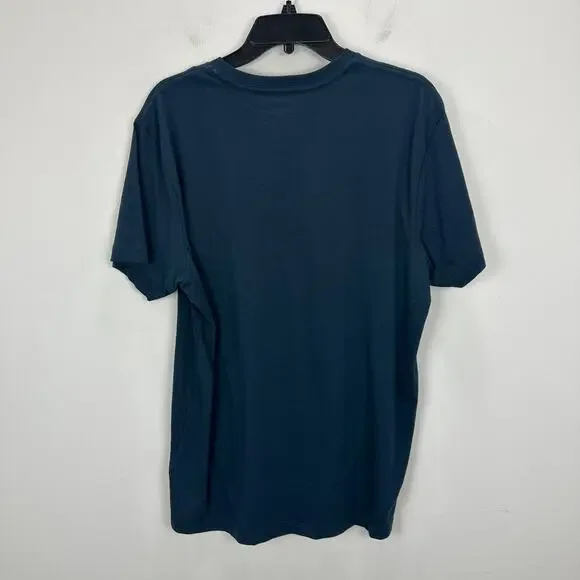 J.Crew Cotton Washed Jersey Pocket Tee Crewneck Vintage Navy Mens Large NWT - Picture 7 of 11